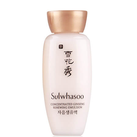 Sulwhasoo Concentrated Ginseng Renewing Emulsion 15 ml อืมัลชั่นลดเลือนริ้วรอยอุดมไปด้วยน้ำโสม ให้ผิวชุ่มชื้นแน่นกระชับ